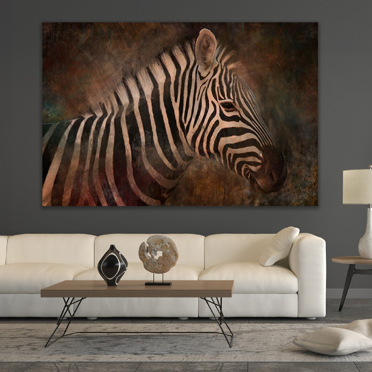 Weathered Zebra Photographic Art | Oroa.com