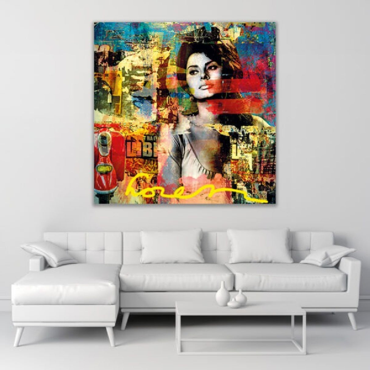 Modern European furniture - Movie Star Multicolored Photographic Art - www.oroa.com | Oroa.com