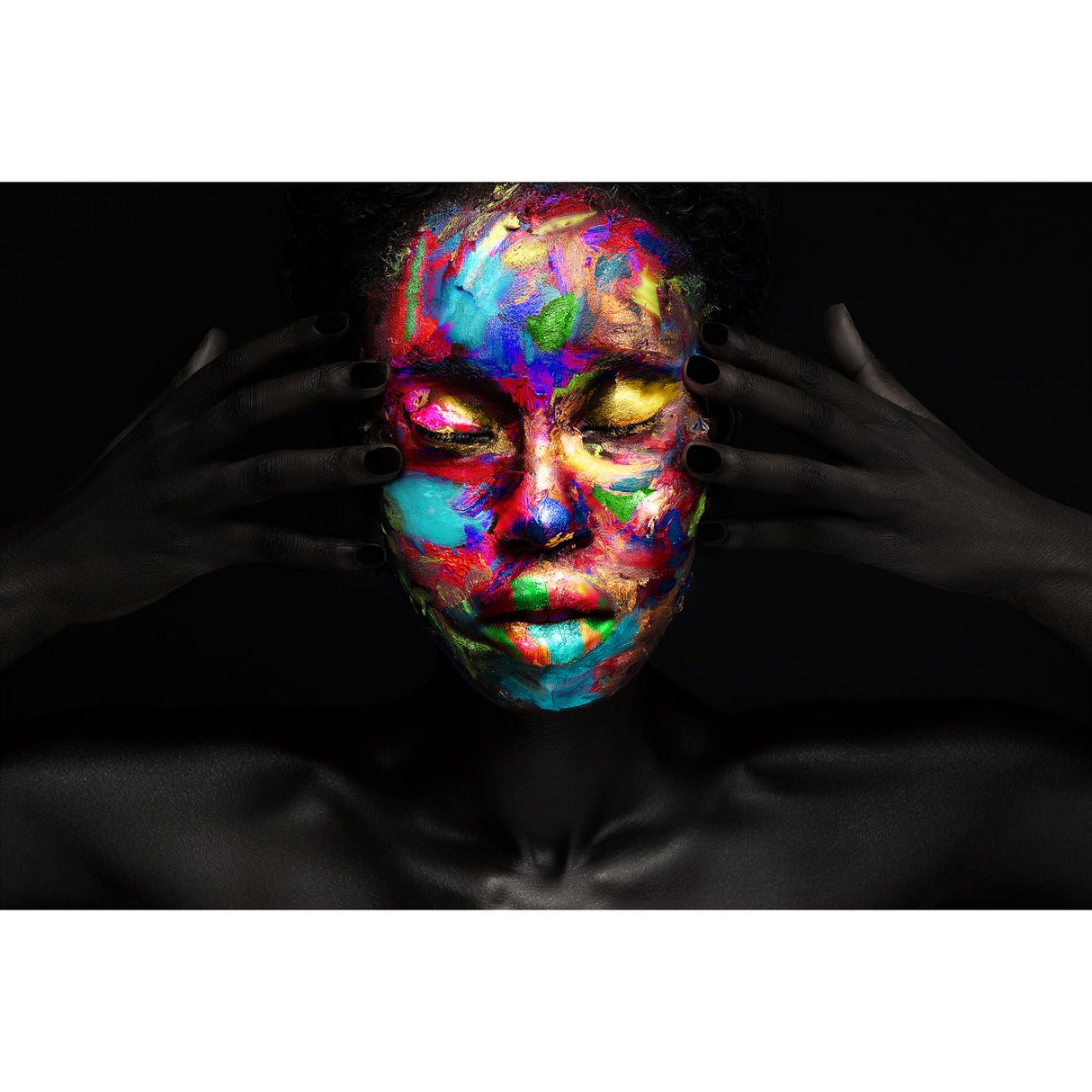 Colorful Woman Portrait Photographic Art | Oroa.com