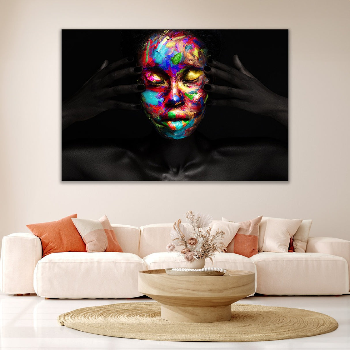 Colorful Woman Portrait Photographic Art | Oroa.com