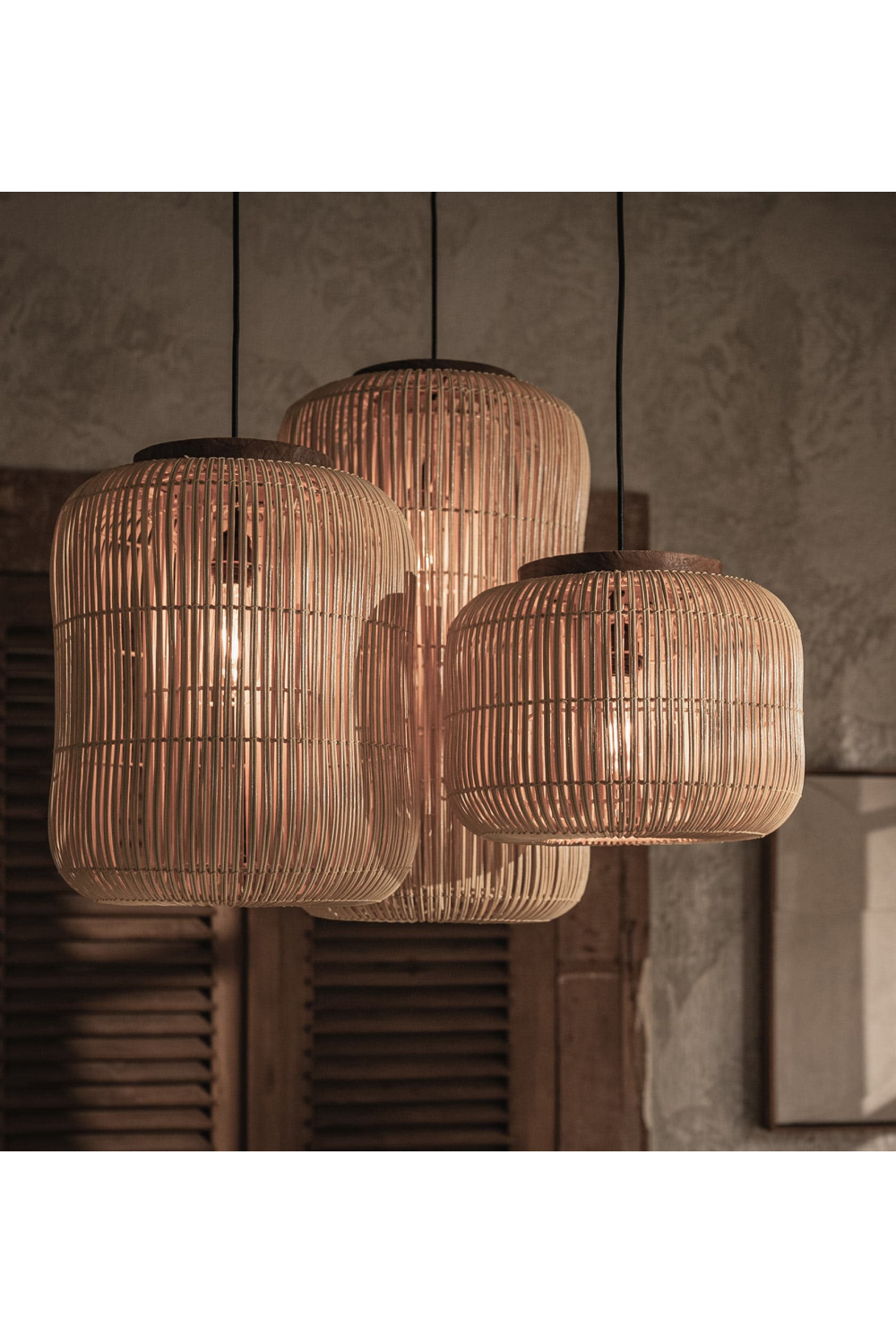 Natural Rattan Hanging Lamp | Oroa.com