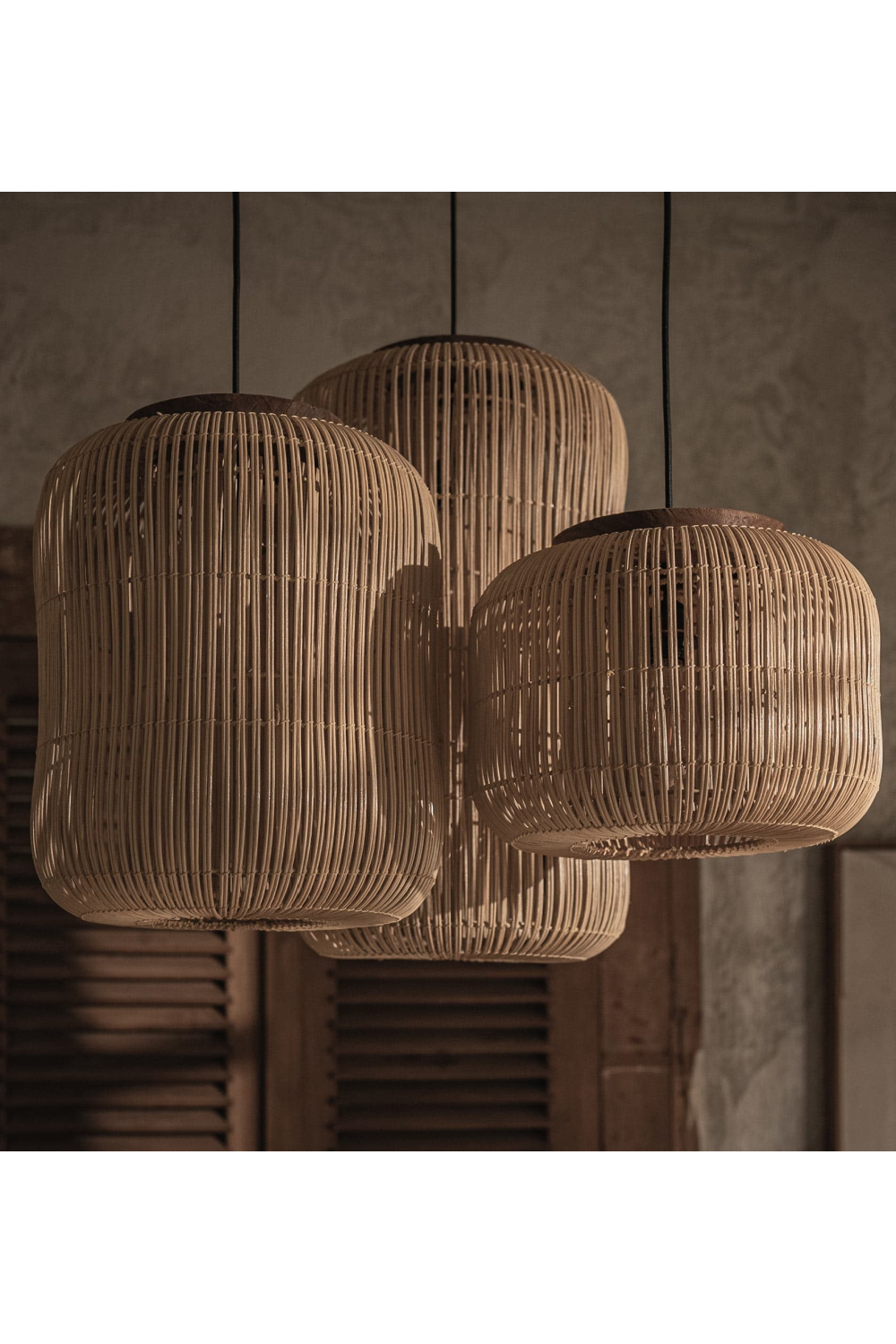 Natural Rattan Hanging Lamp | Oroa.com