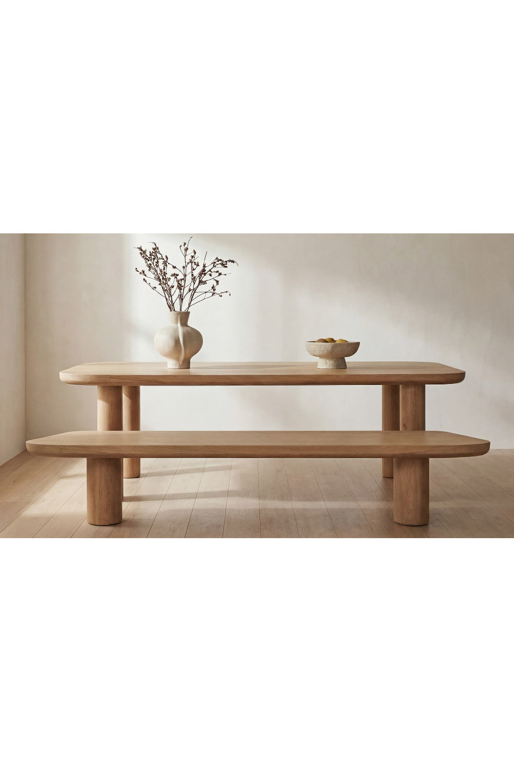 Modern European furniture - Scandinavian Style Oak Dining Bench - www.oroa.com | Oroa.com