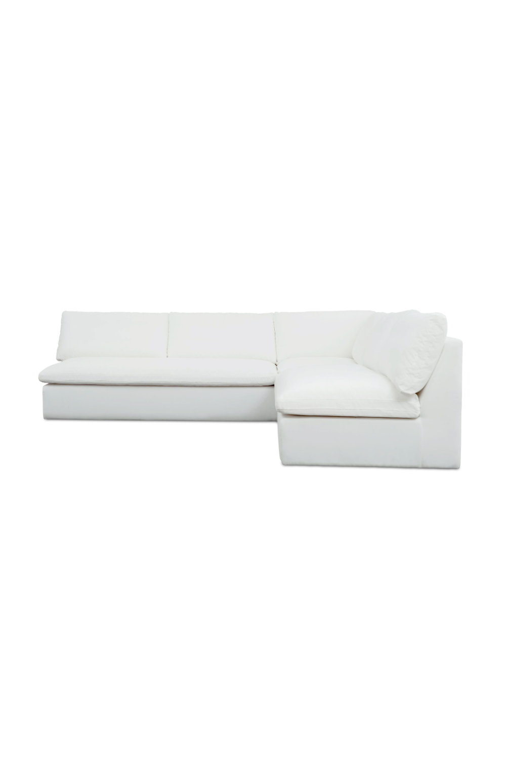 Modern European furniture - 3-Piece White Outdoor Modular Sofa - www.oroa.com | Oroa.com