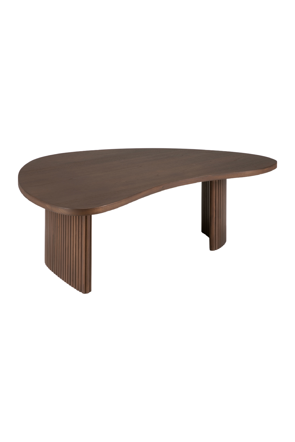 Teak Pebble-Shaped Coffee Table | Oroa.com