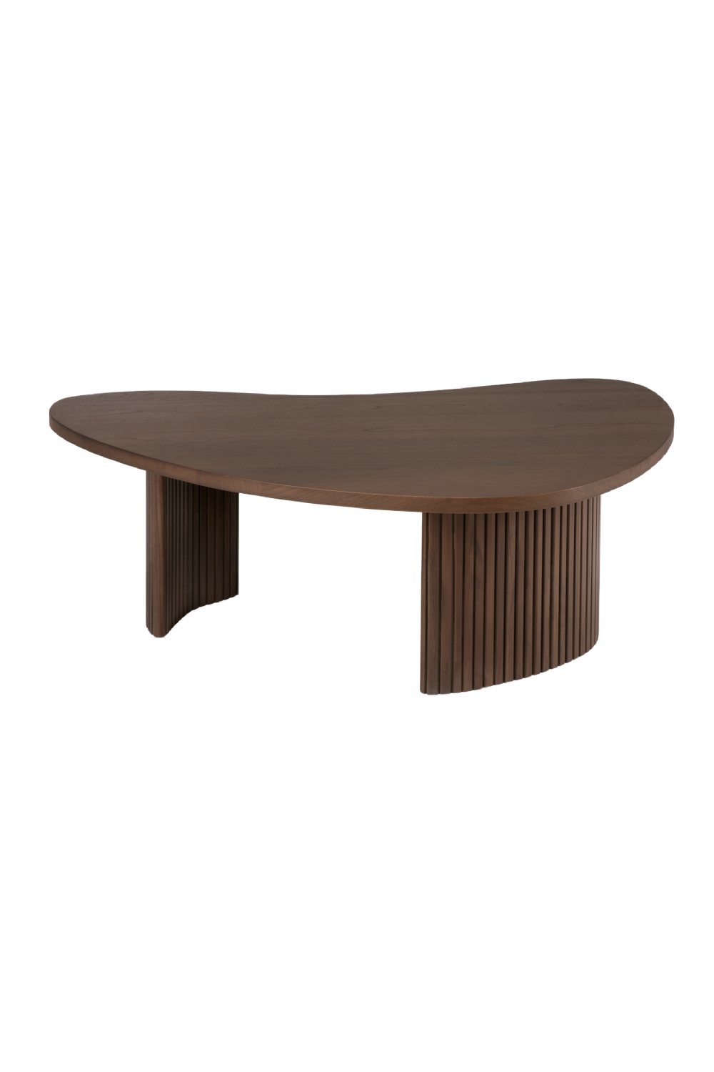 Teak Pebble-Shaped Coffee Table | Oroa.com