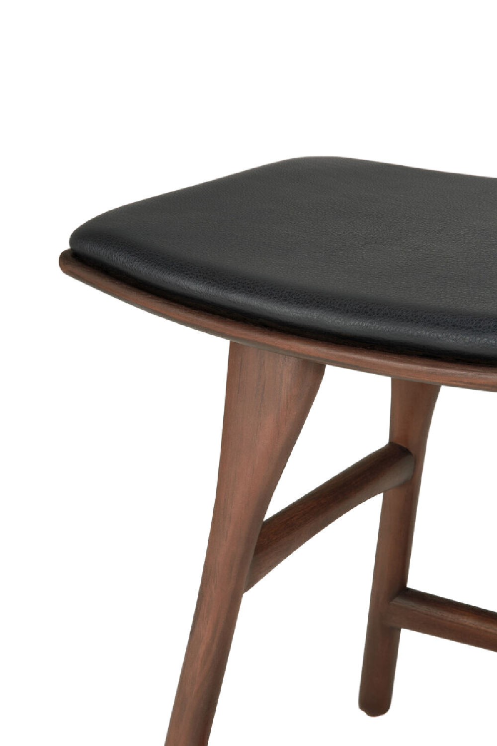 Varnished Teak Stool | Oroa.com