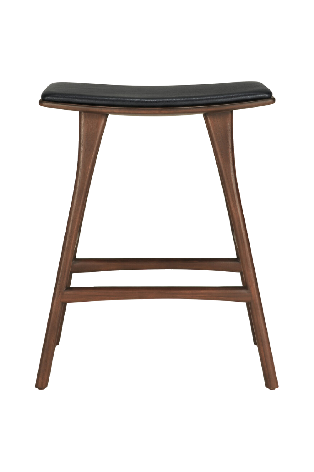 Varnished Teak Counter Stool | Oroa.com