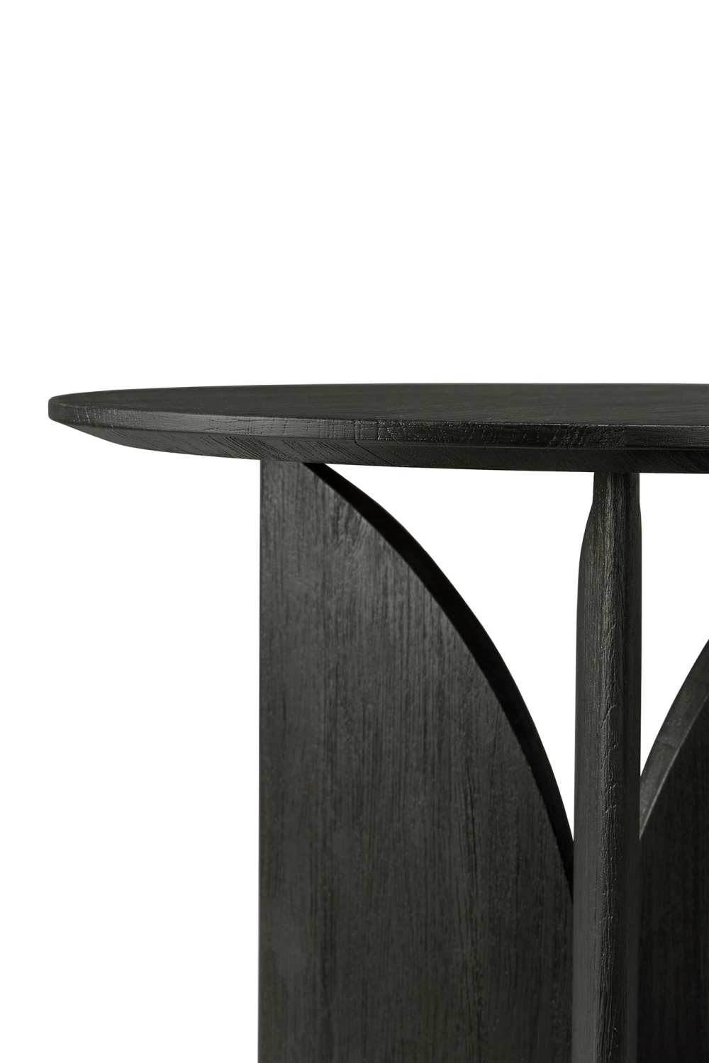 Black Teak Side Table | Oroa.com