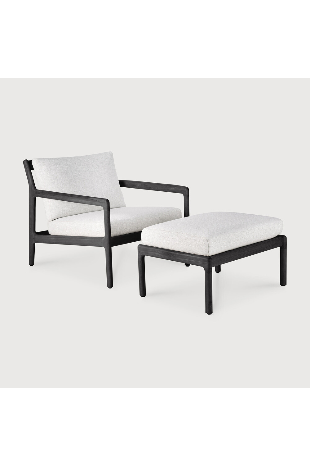 Teak Cushioned Outdoor Stool | Oroa.com