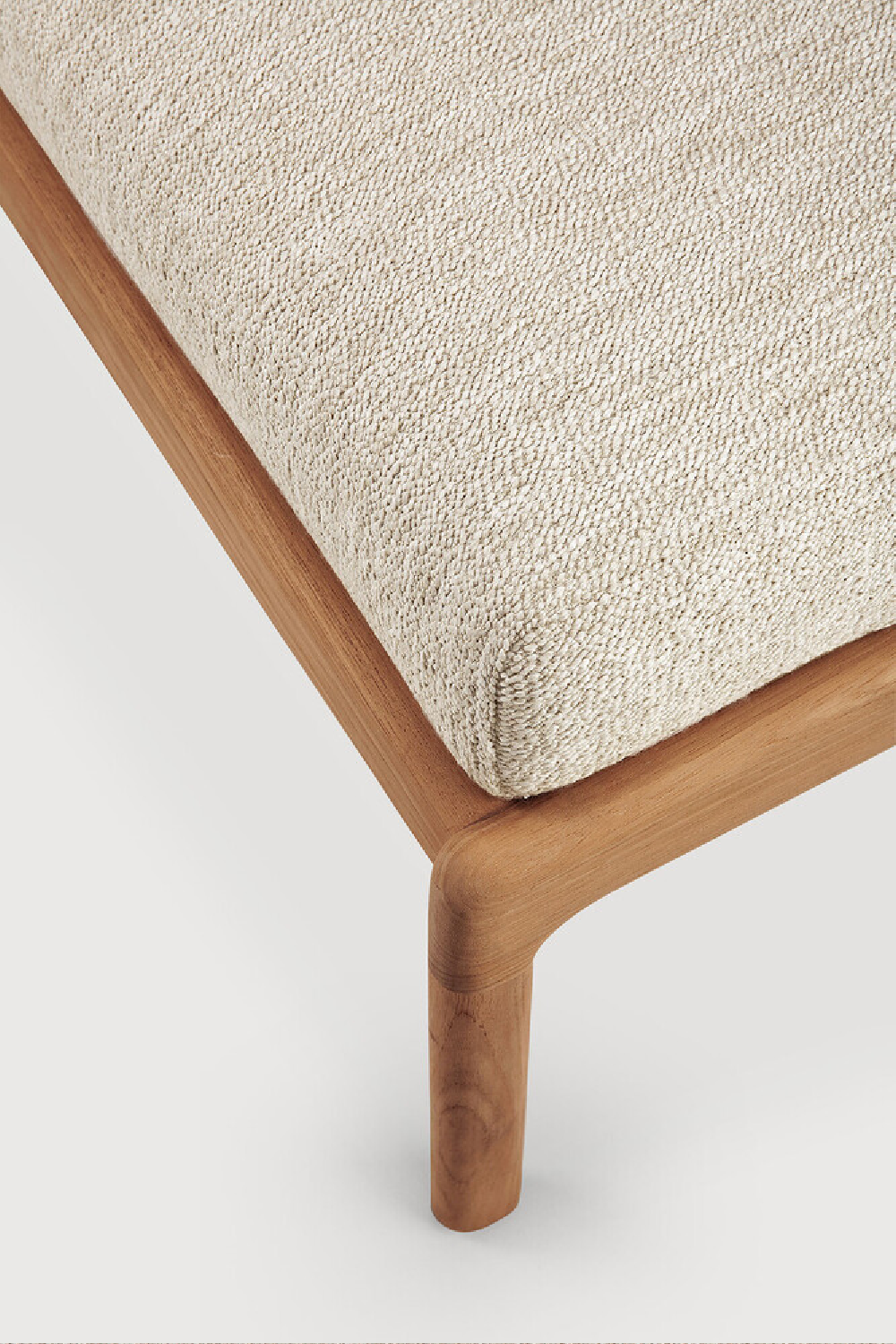 Natural Teak Outdoor Ottoman | Oroa.com