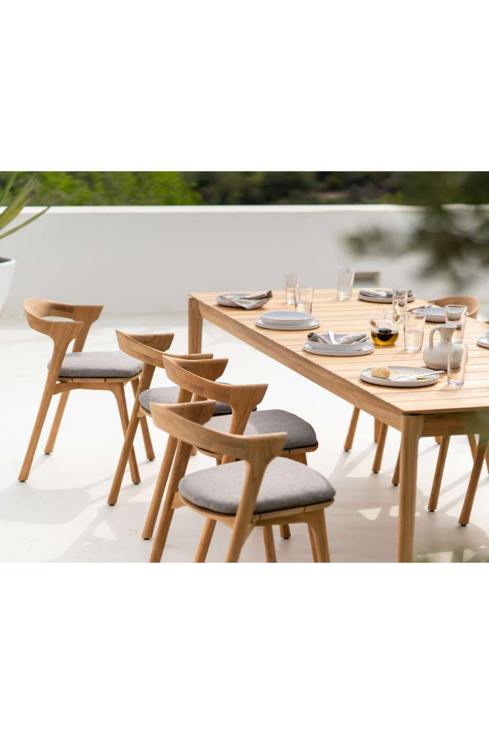 Teak Outdoor Dining Table | Oroa.com
