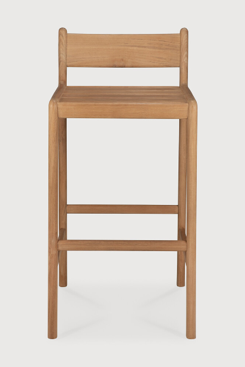 Natural Teak Outdoor Bar Stool | Oroa.com