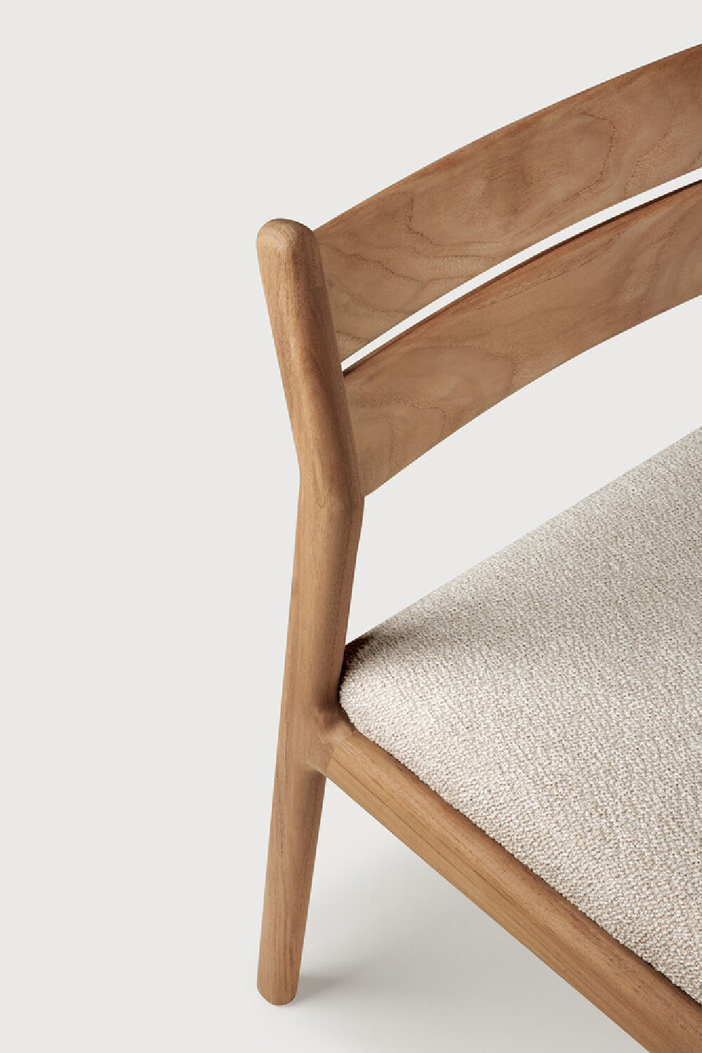 Teak Padded Outdoor Dining Chair | Oroa.com