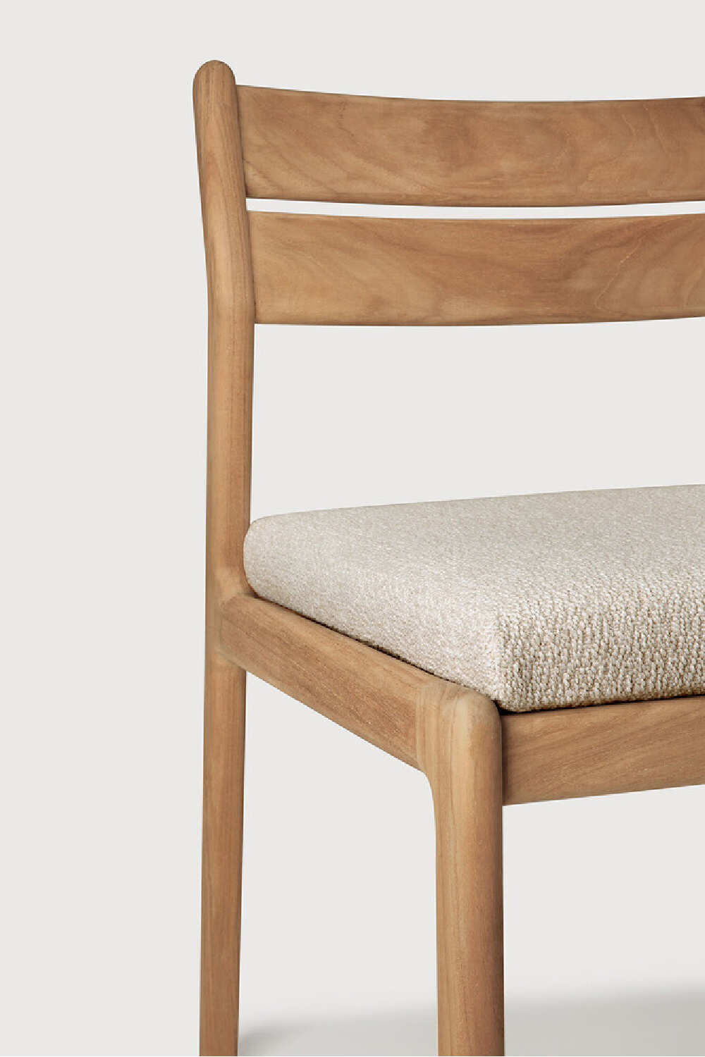 Teak Padded Outdoor Dining Chair | Oroa.com