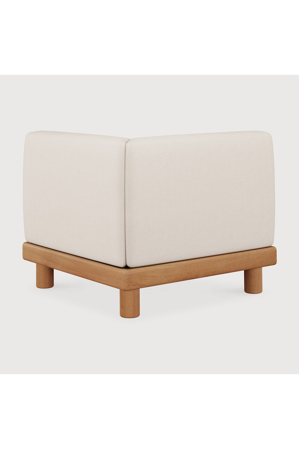White Outdoor Modular End Sofa | Oroa.com