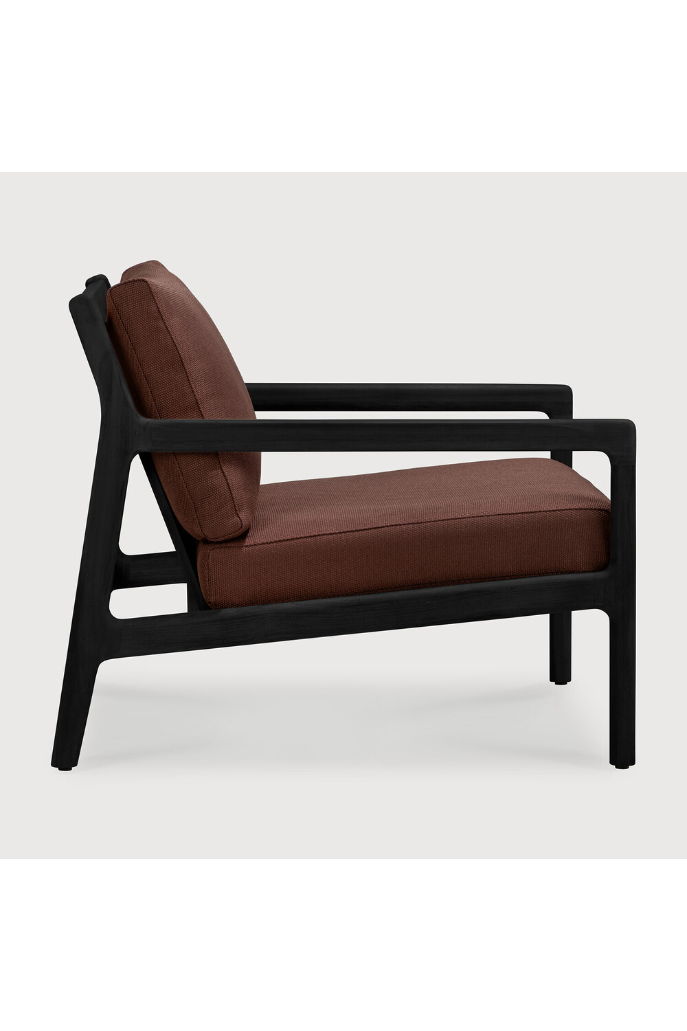 Black Teak Outdoor Lounge Chair | Oroa.com