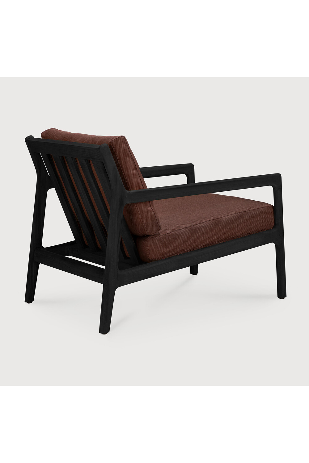 Black Teak Outdoor Lounge Chair | Oroa.com