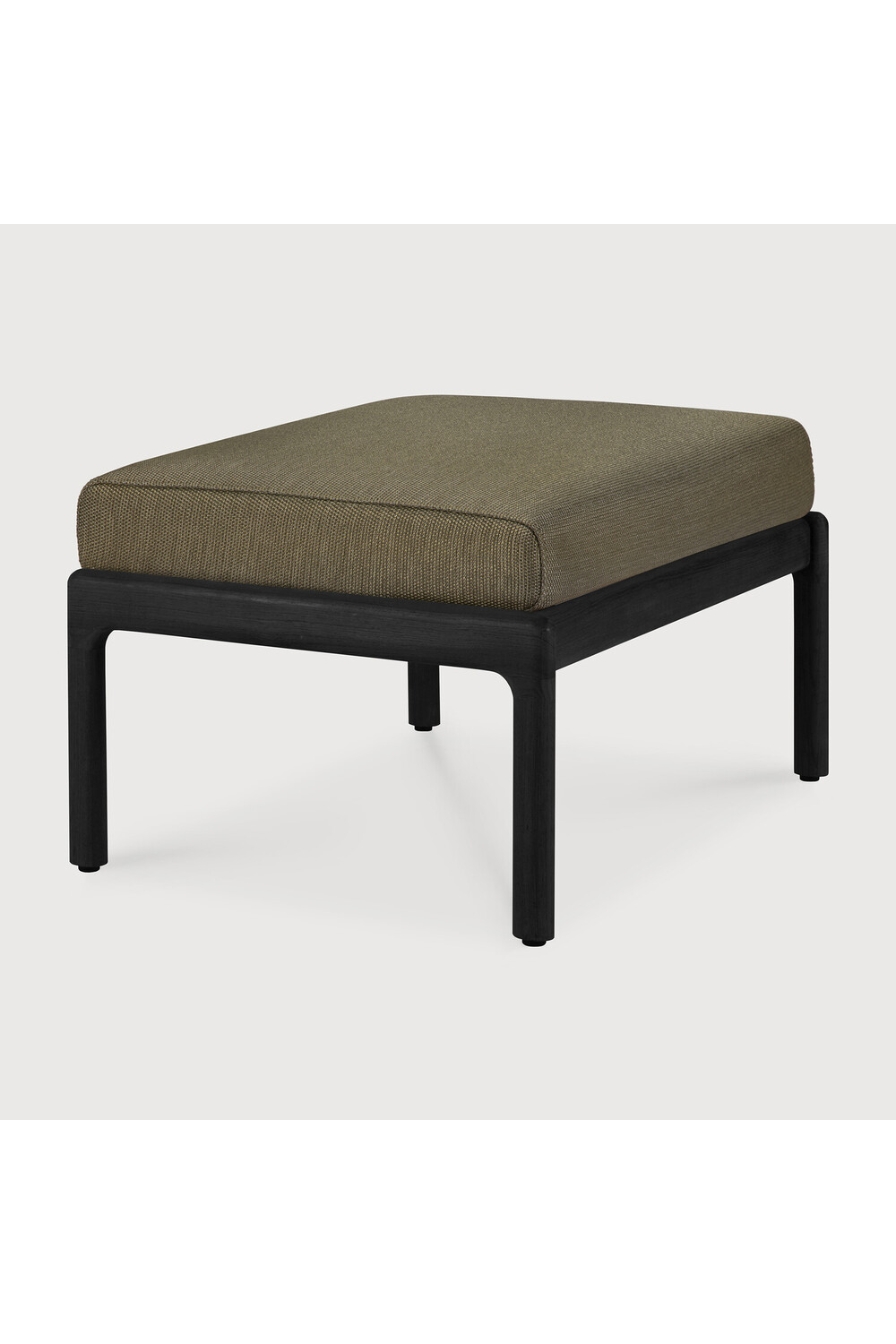 Teak Cushioned Outdoor Stool | Oroa.com