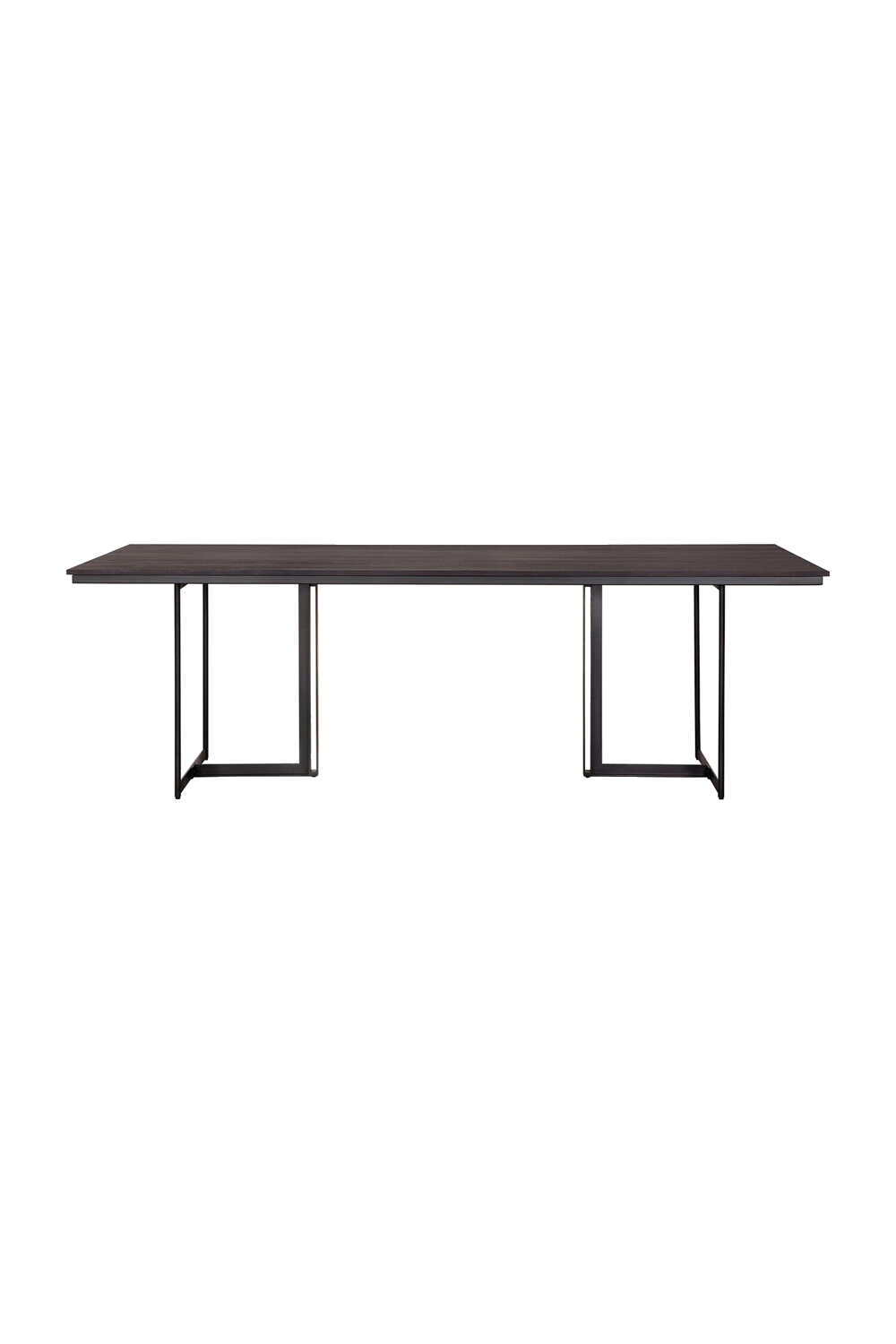Dark Brown Teaek Dining Table | Oroa.com