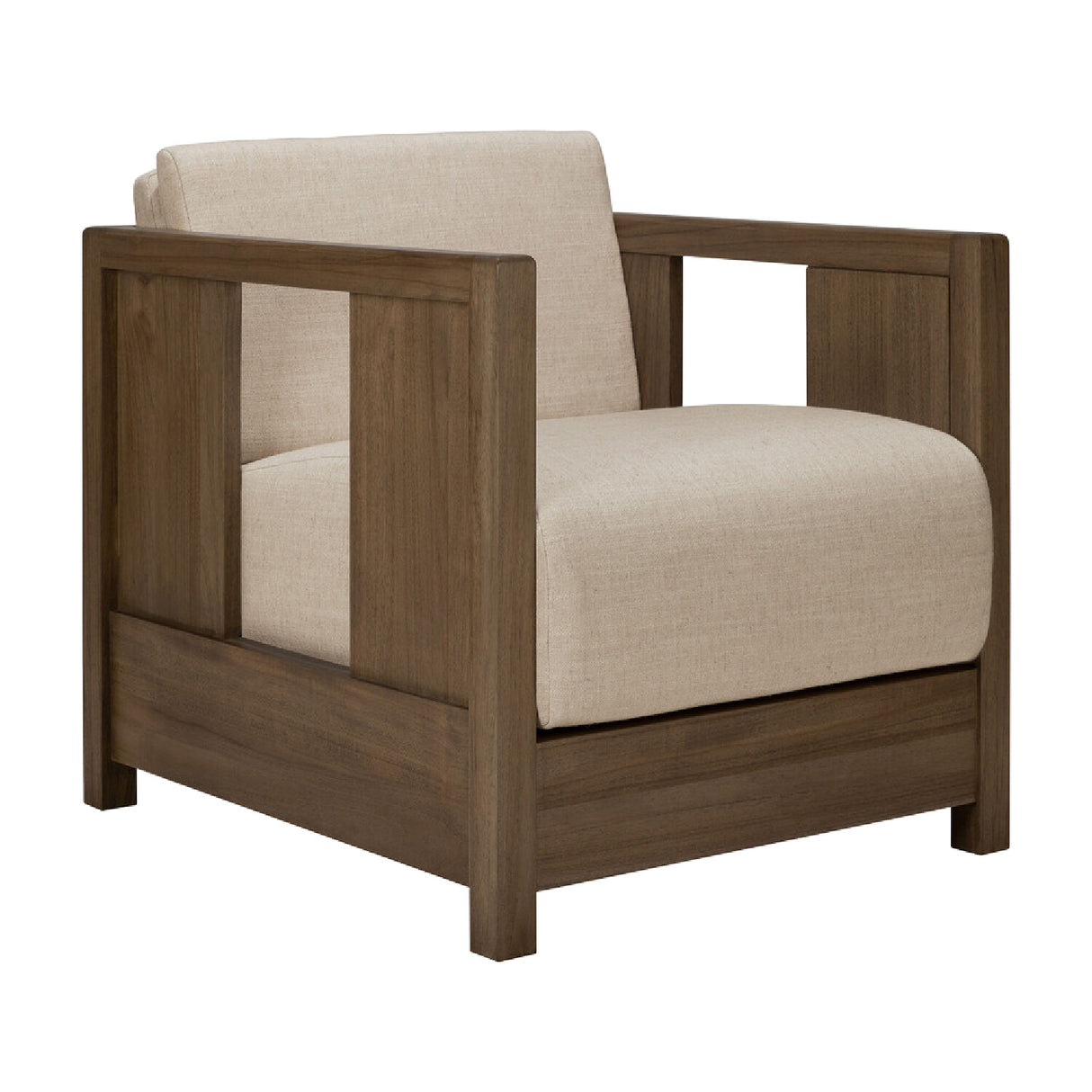 Modern or European furniture - Fabric Cushioned Lounge Chair - www.oroa.com | Oroa.com