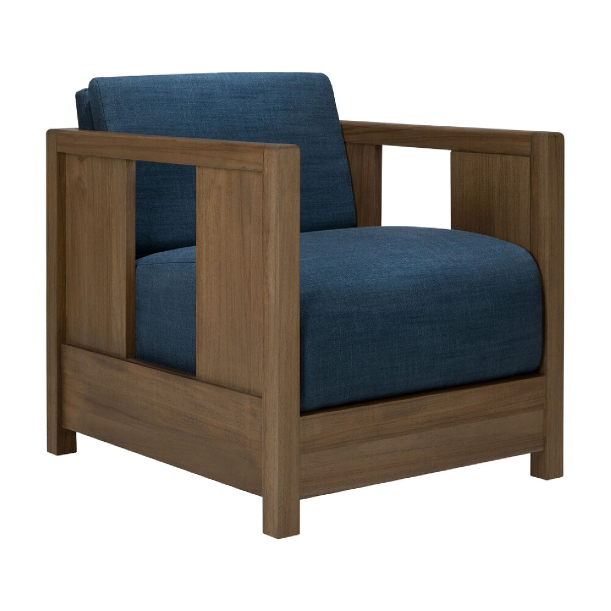 Modern or European furniture - Fabric Cushioned Lounge Chair - www.oroa.com | Oroa.com