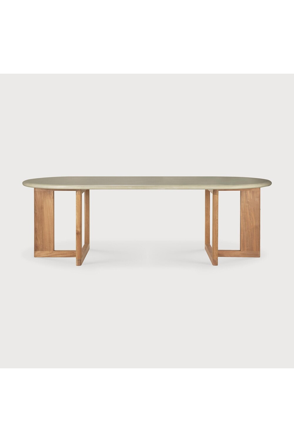 Concrete Oblong Outdoor Dining Table | Oroa.com
