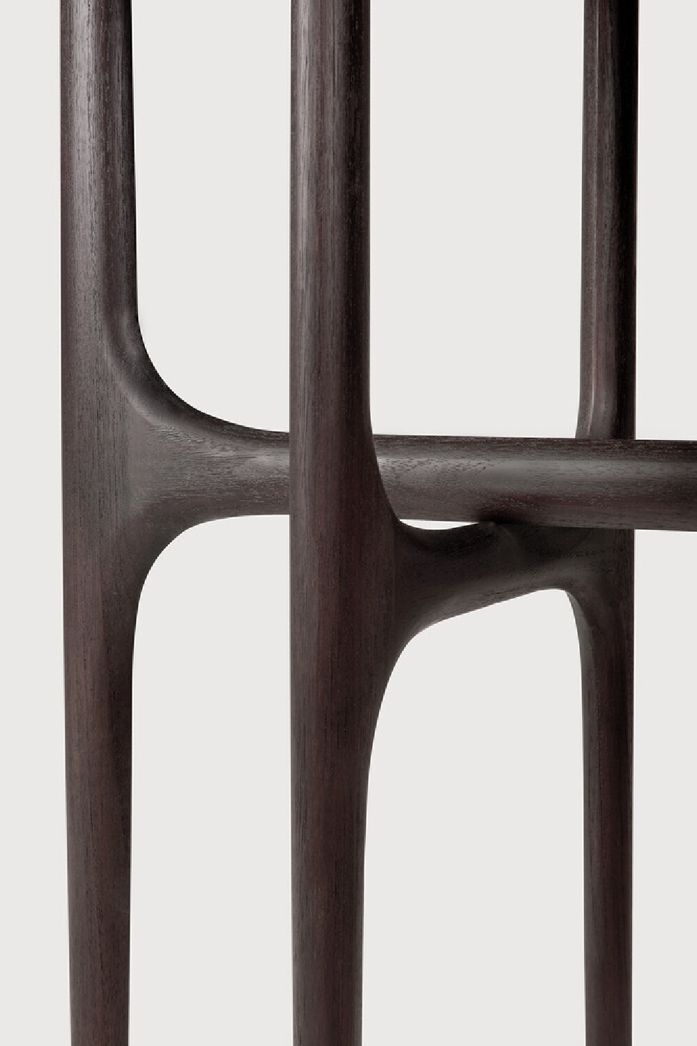 Dark Brown Teak Console Table | Oroa.com