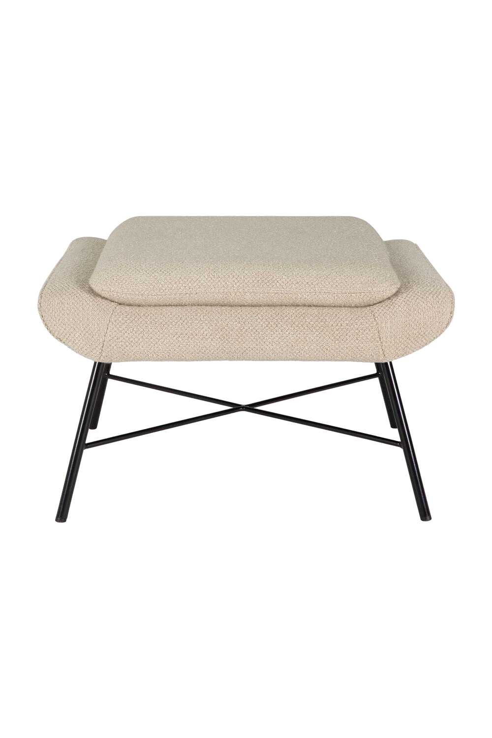50's Inspired Upholstered Footstool | Oroa.com