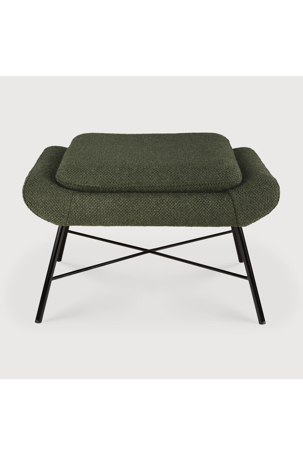 50's Inspired Upholstered Footstool | Oroa.com