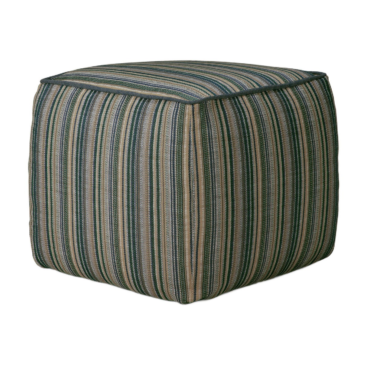 Modern or European furniture - Stripe Outdoor Ottoman - www.oroa.com | Oroa.com