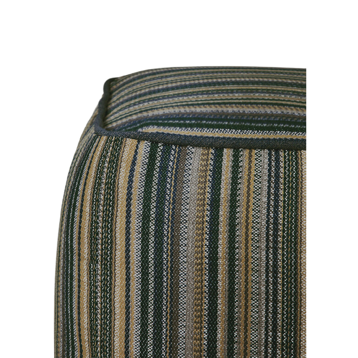 Modern or European furniture - Stripe Outdoor Ottoman - www.oroa.com | Oroa.com
