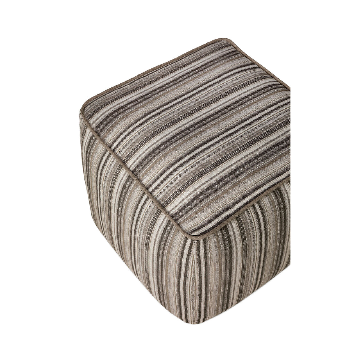 Modern or European furniture - Stripe Outdoor Ottoman - www.oroa.com | Oroa.com