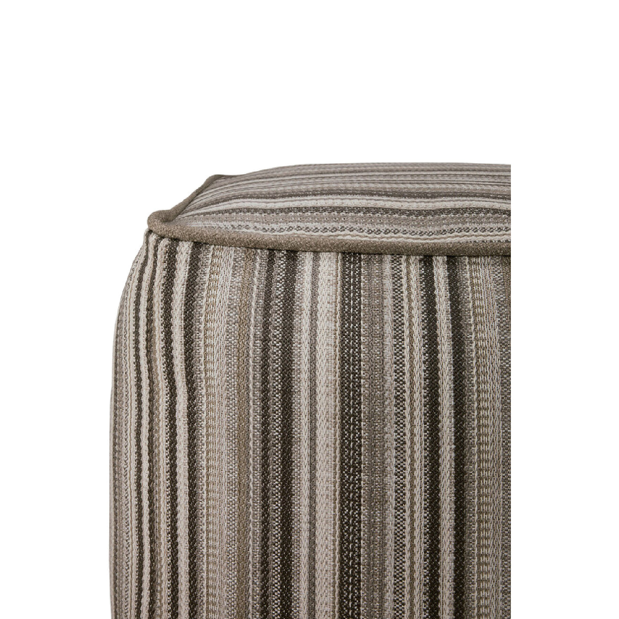 Modern or European furniture - Stripe Outdoor Ottoman - www.oroa.com | Oroa.com
