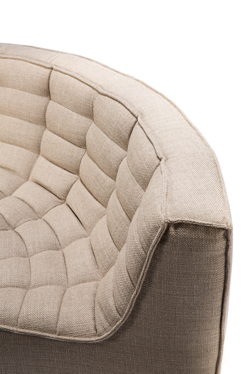 Curved Upholstered Sofa | Oroa.com