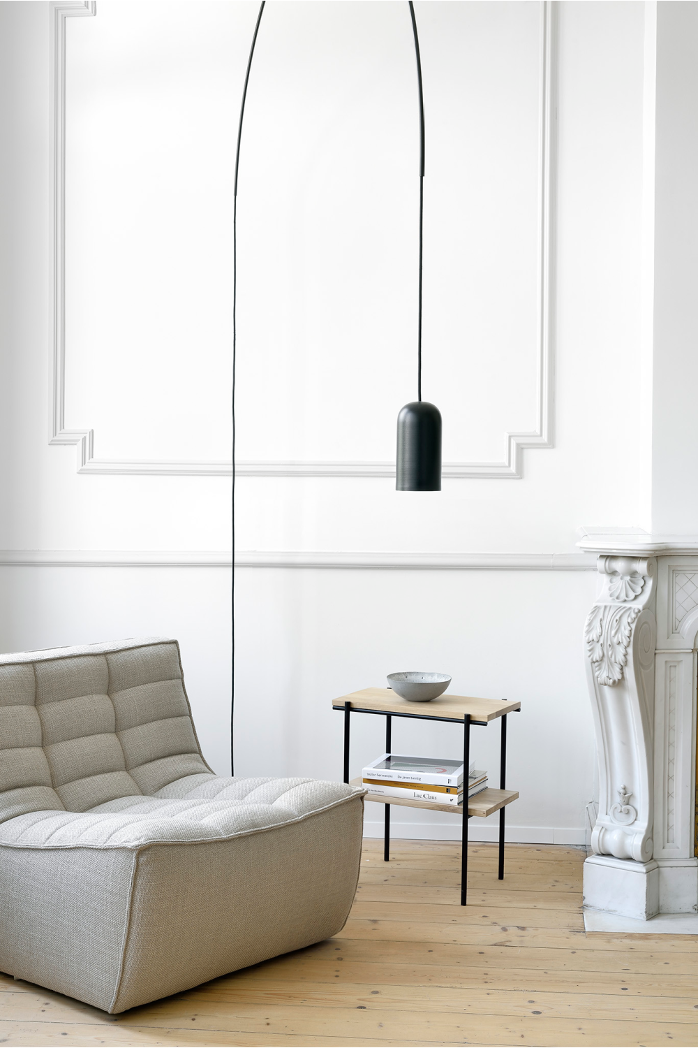 Curved Upholstered Sofa | Oroa.com
