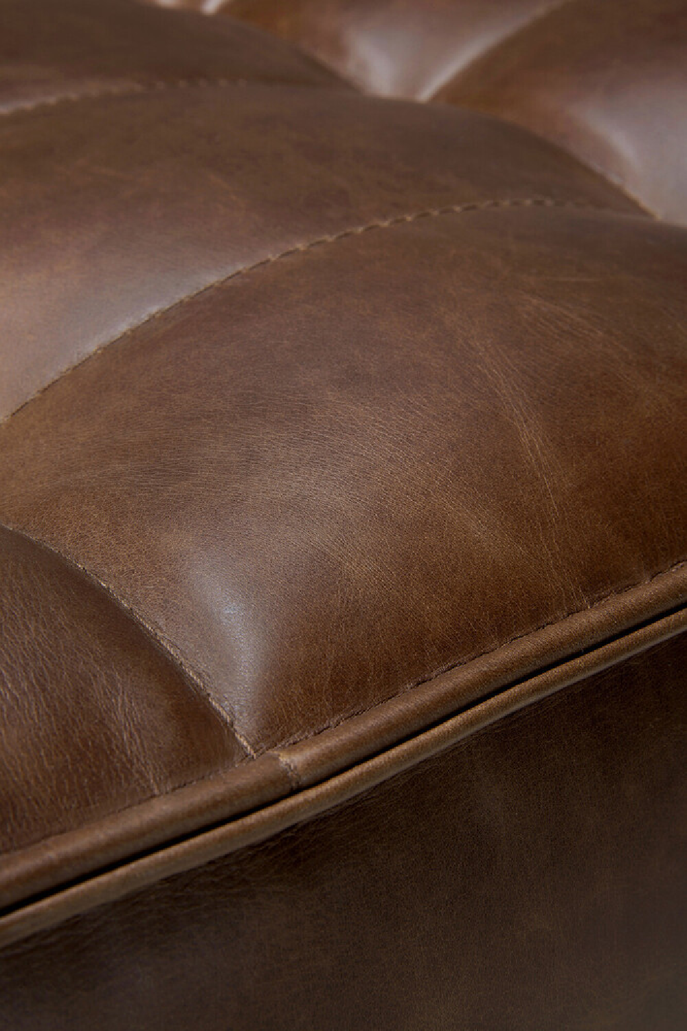 Brown Leather Modular Sofa | Oroa.com