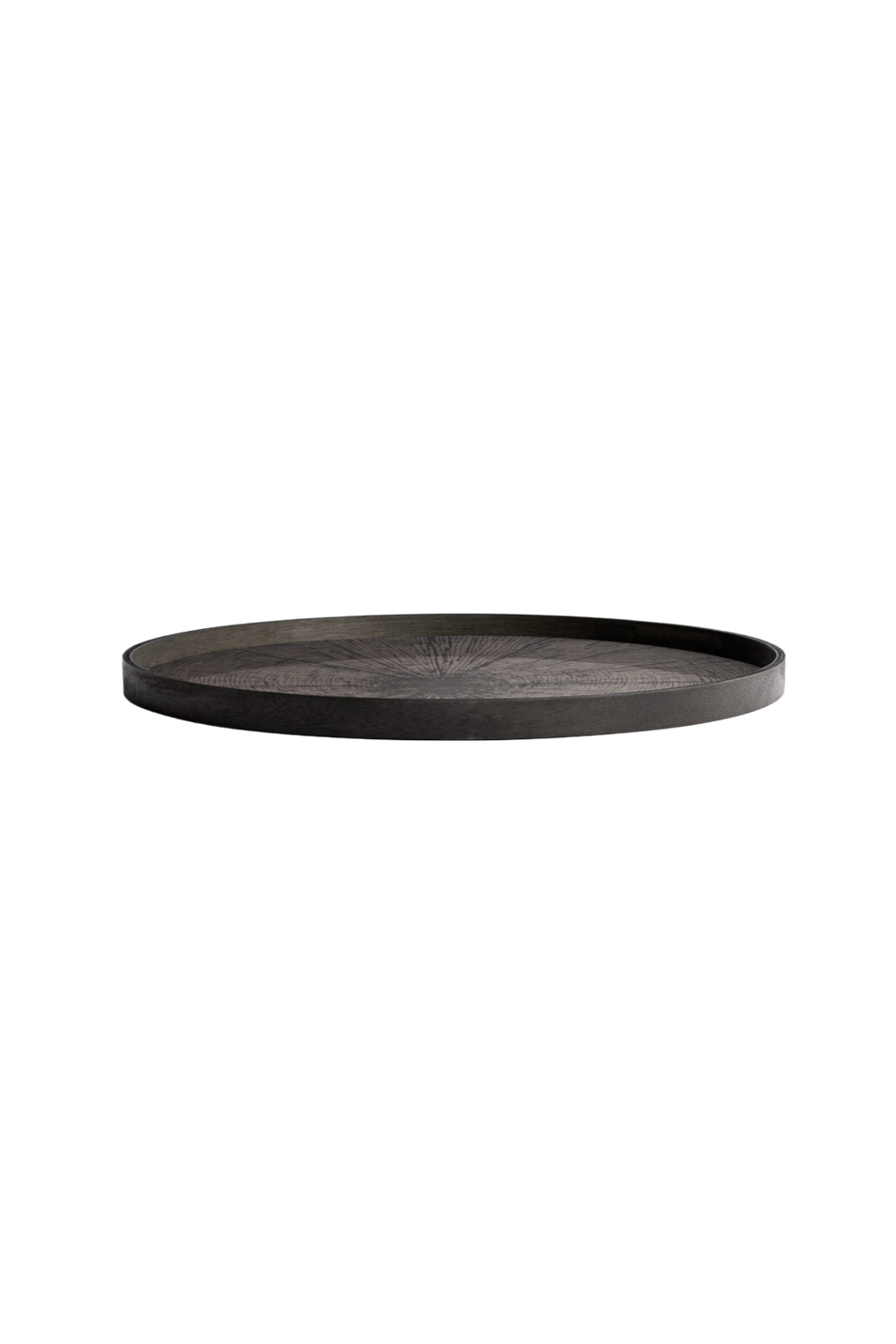 Round Hand-Painted Wood Tray | Oroa.com