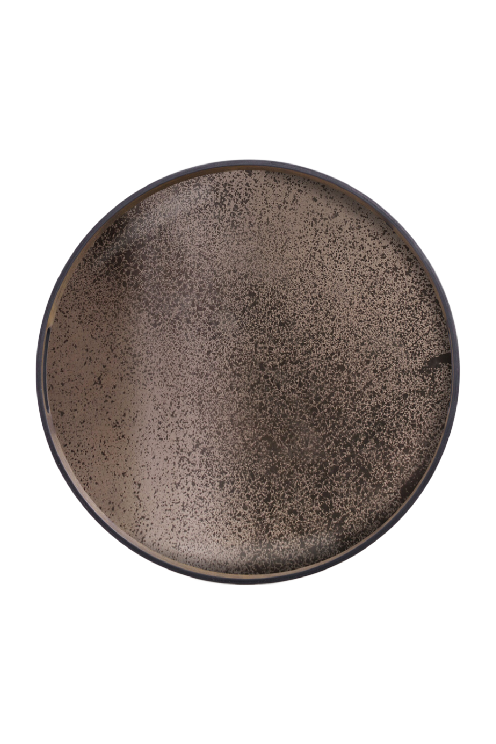 Aged Mirror Round Tray | Oroa.com