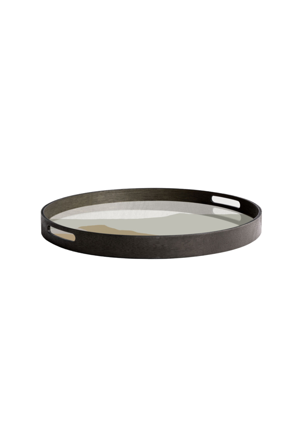 Wooden Rim Round Tray | Oroa.com