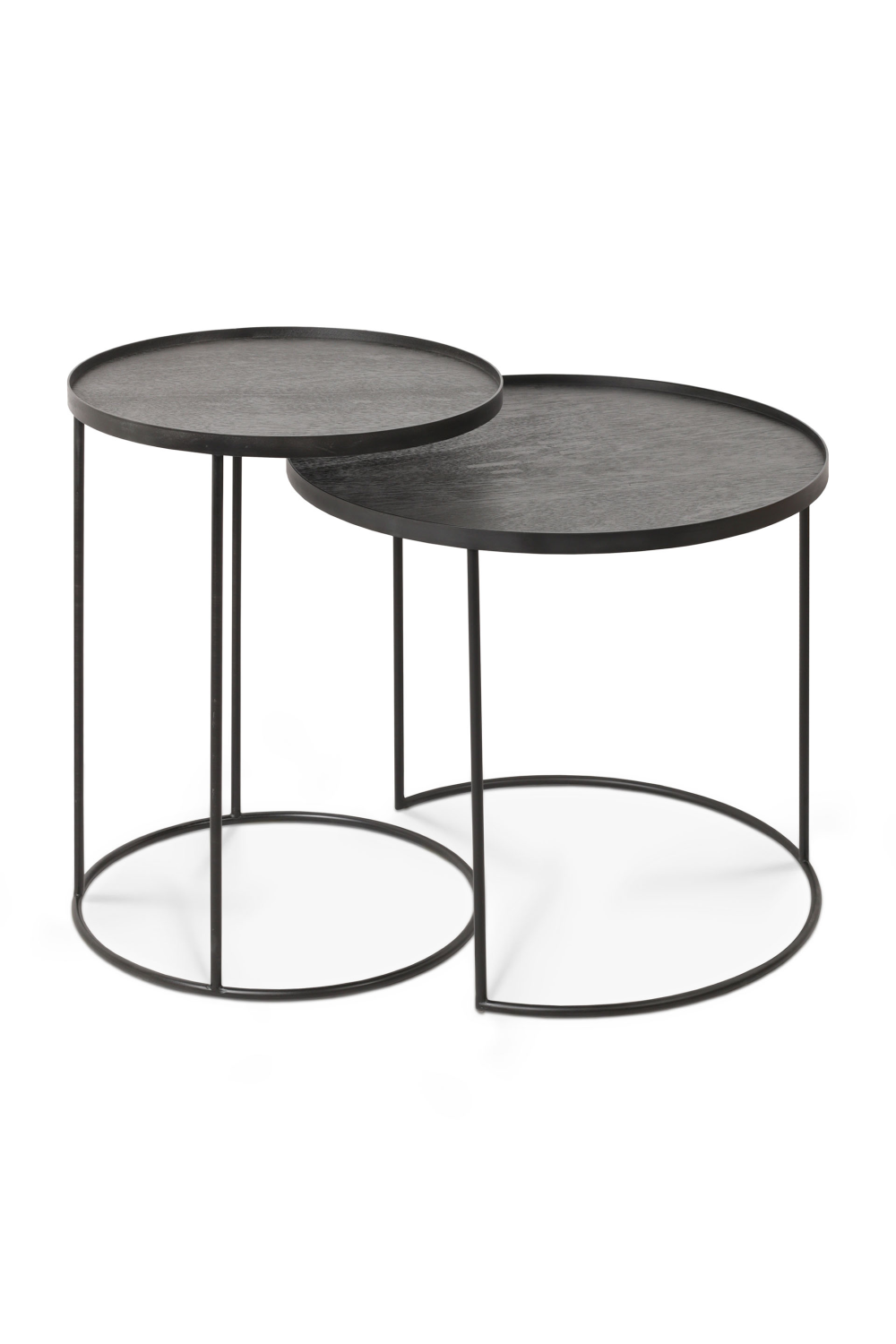 Round Tray Side Table Set (2) | Oroa.com