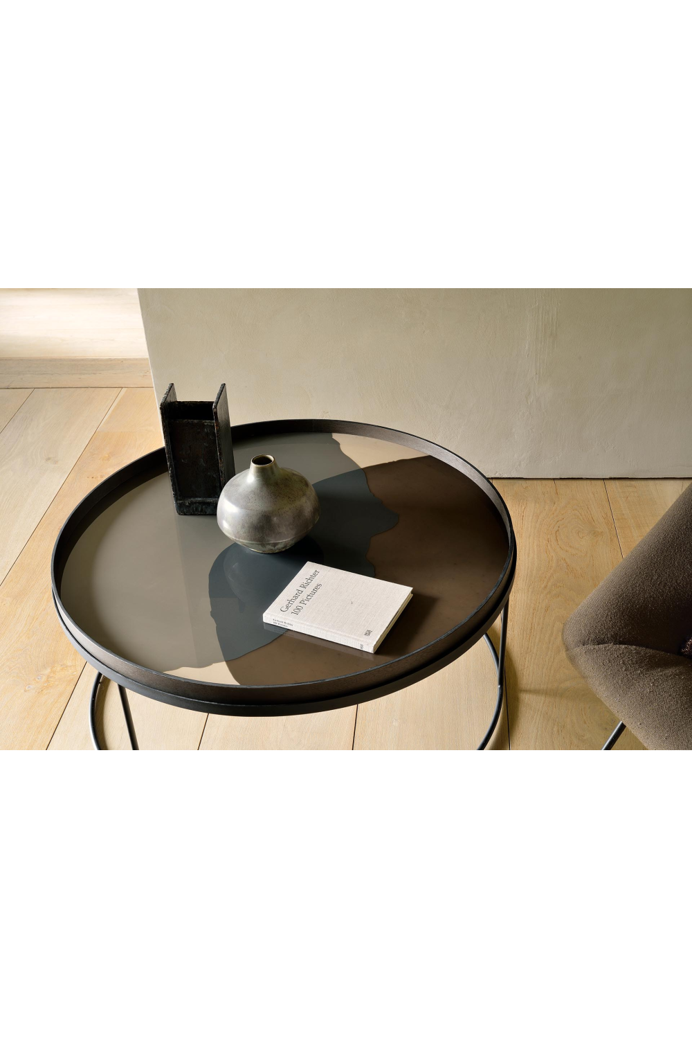 Printed Glass Round Tray | Oroa.com
