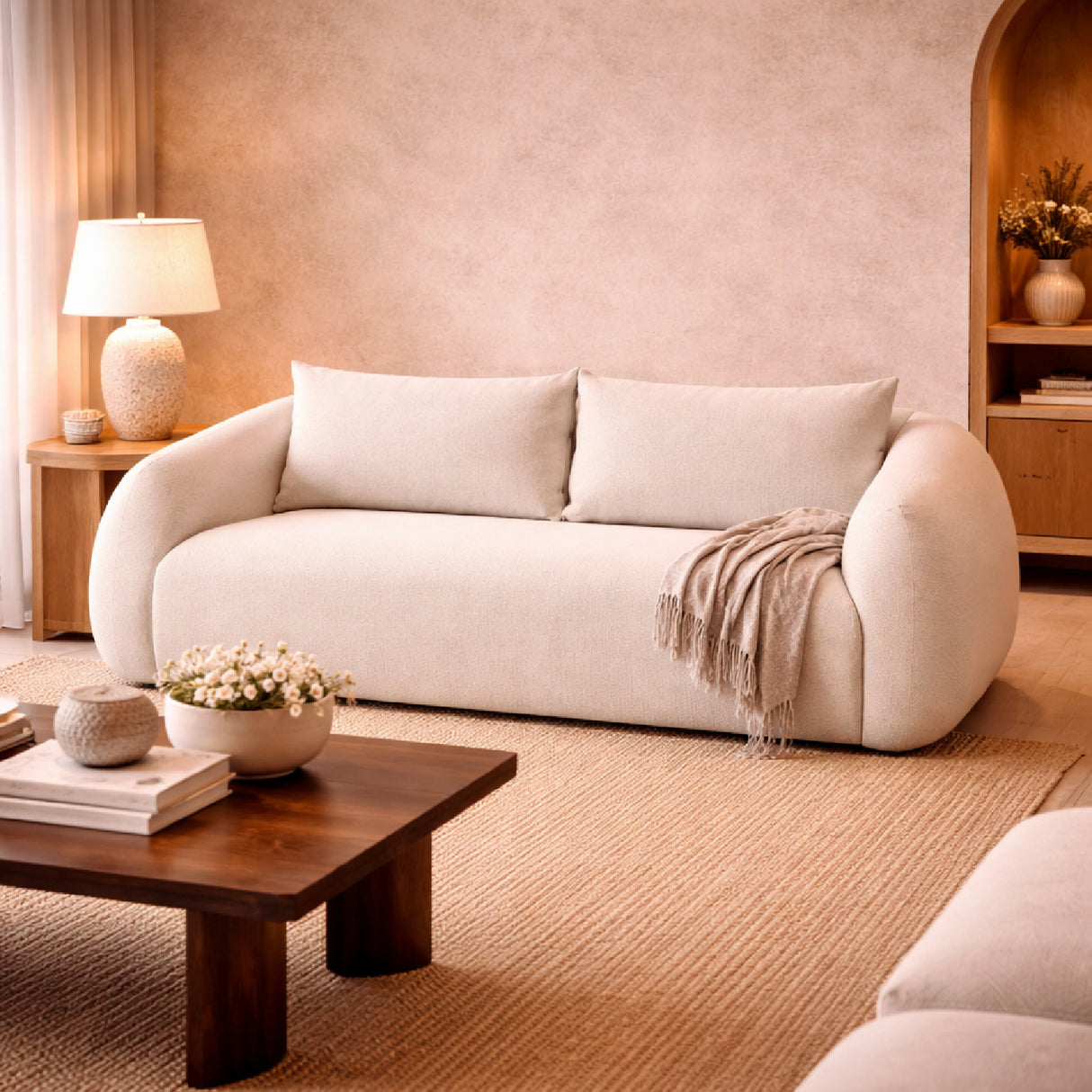 Fabric 2-Seater Sofa | Oroa.com