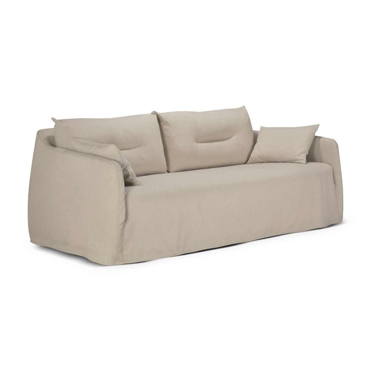 Modern European furniture - Linen Blend 2-Seater Sofa - www.oroa.com | Oroa.com