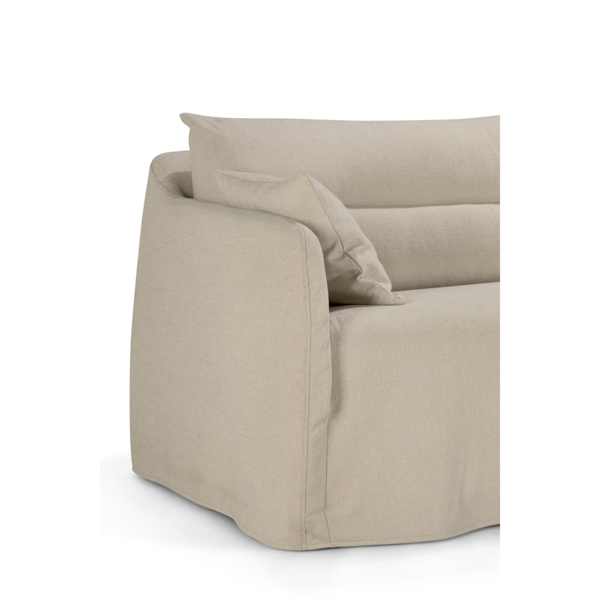 Modern European furniture - Linen Blend 2-Seater Sofa - www.oroa.com | Oroa.com