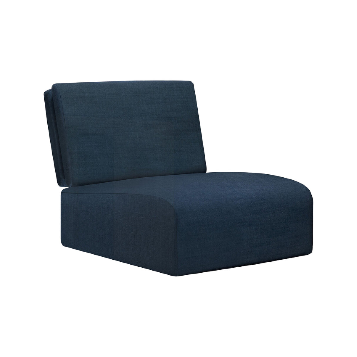 Modern or European furniture - Fabric Cushioned Lounge Chair - www.oroa.com | Oroa.com