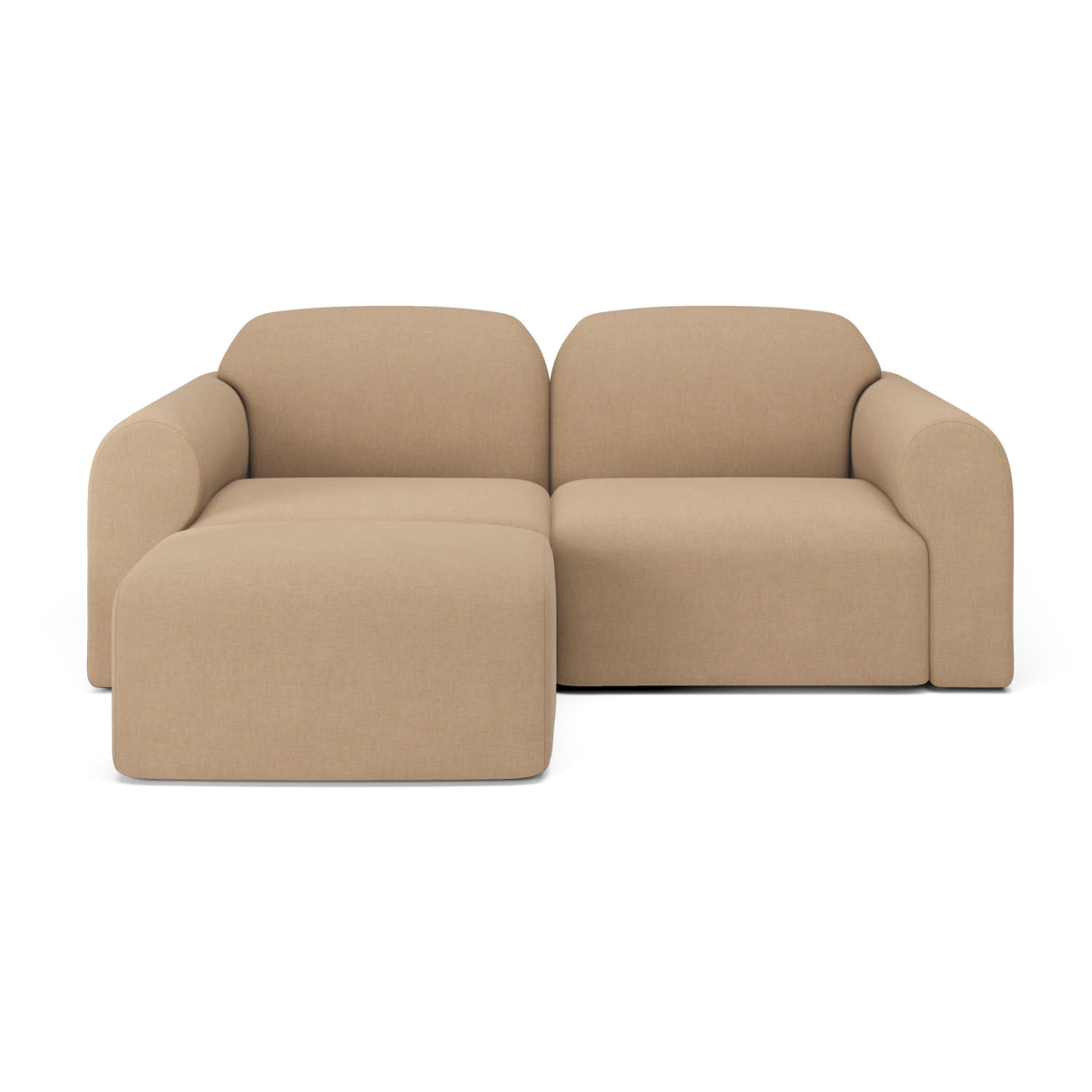 Modern European furniture - End Seater Sofa with Footstool - www.oroa.com | Oroa.com