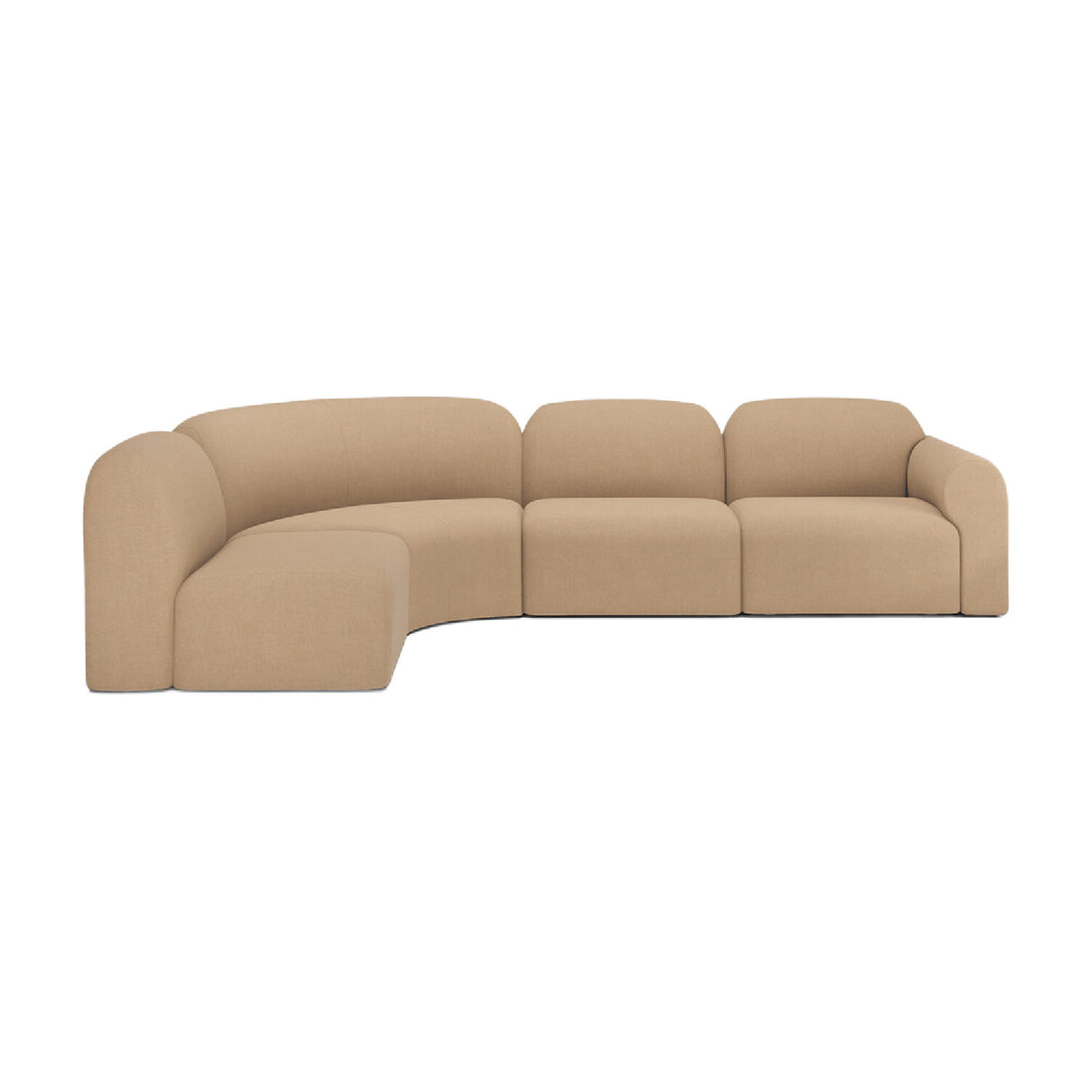 Modern or European furniture - Curved Modular Sofa Set - www.oroa.com | Oroa.com