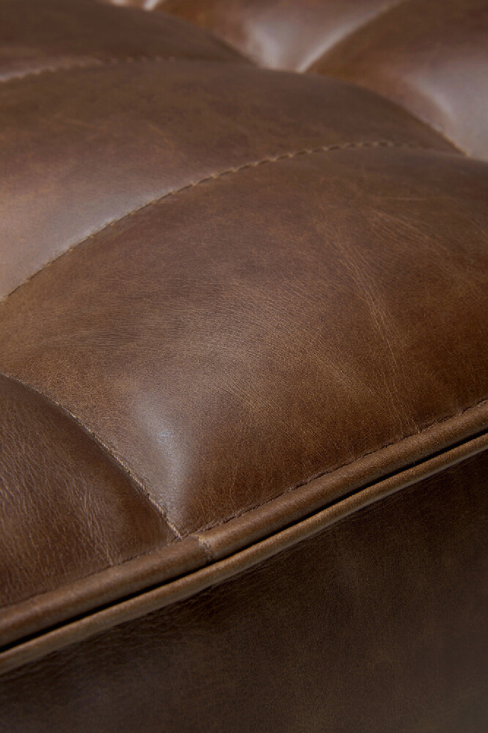 Dark Brown Leather Modular Sofa | Oroa.com