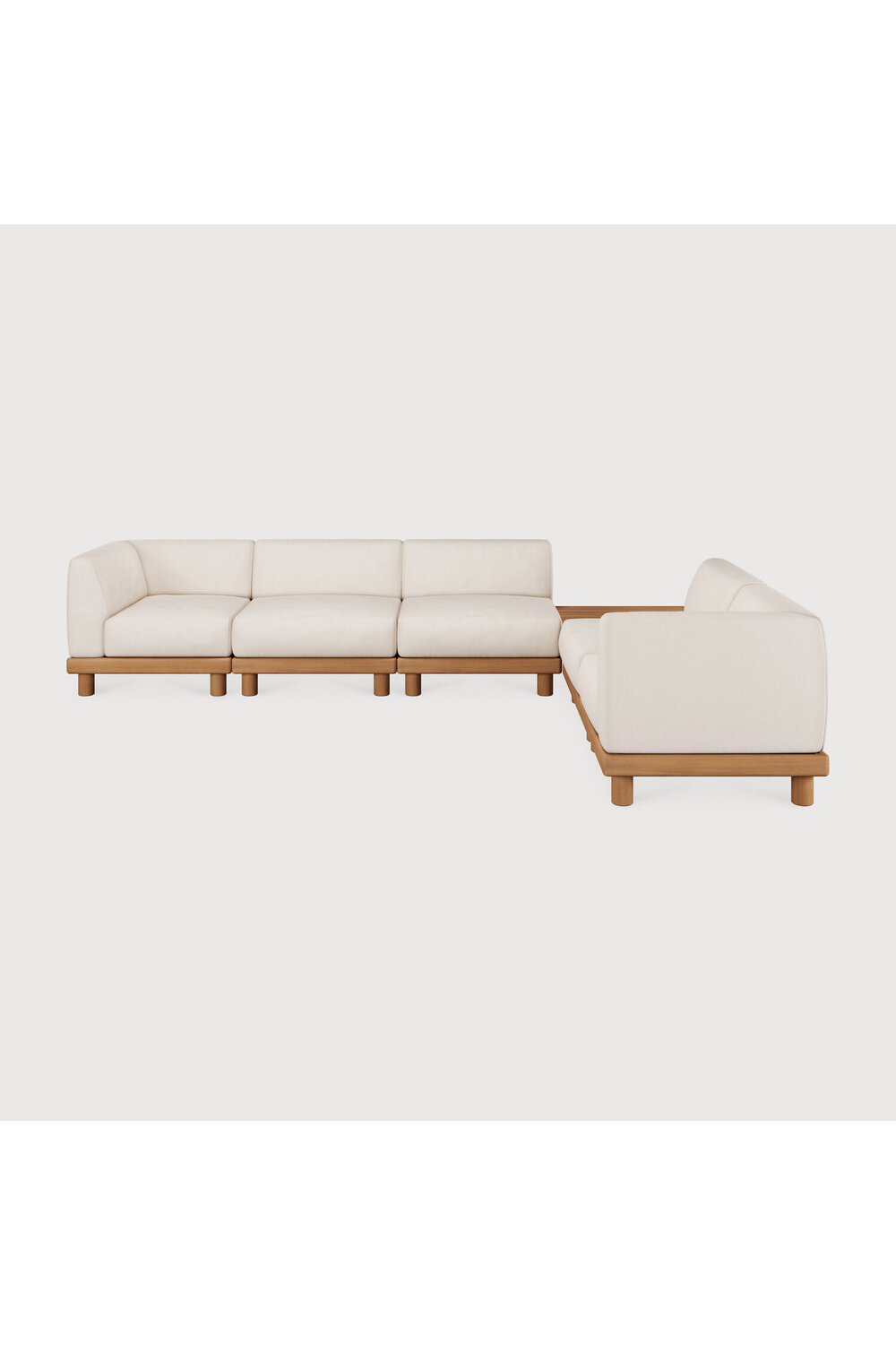 Outdoor Modular Sofa with Table | Oroa.com